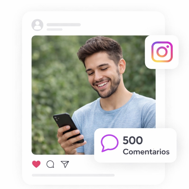 Proceso de entrega de comentarios para Instagram