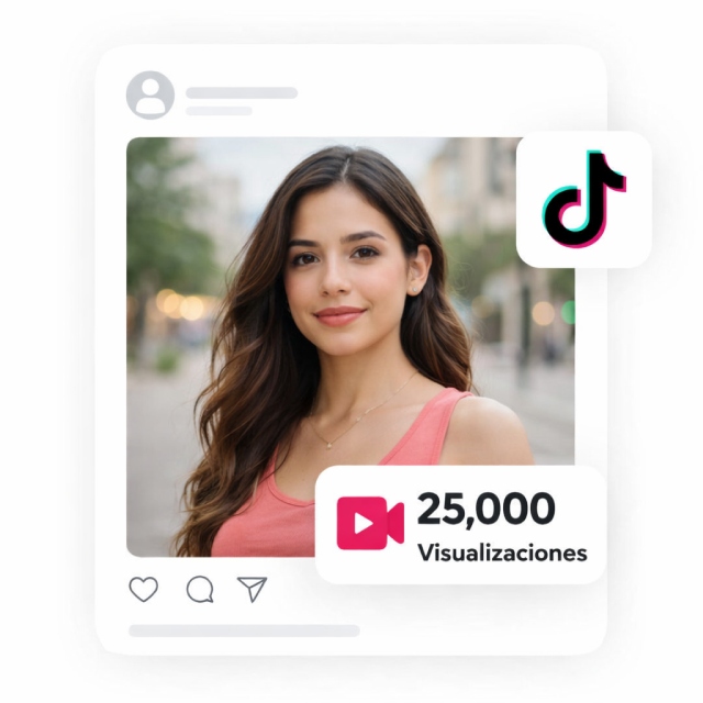 Qué incluye el servicio de visualizaciones para TikTok